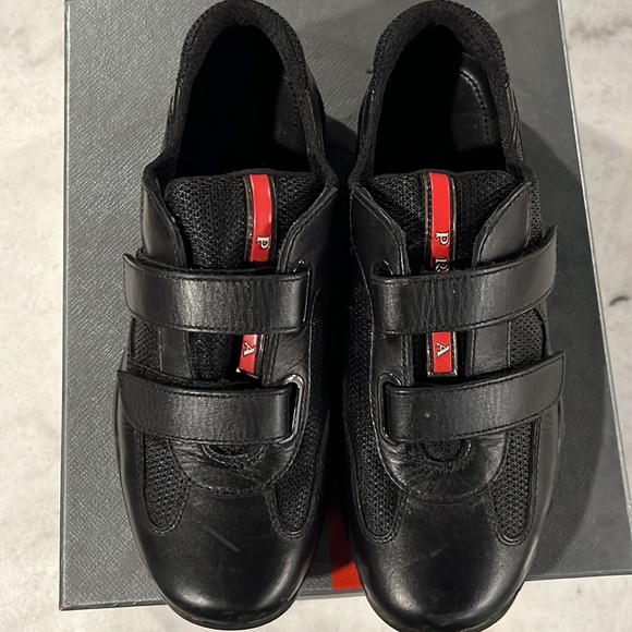 Prada leather sneakers - Picture 5 of 5